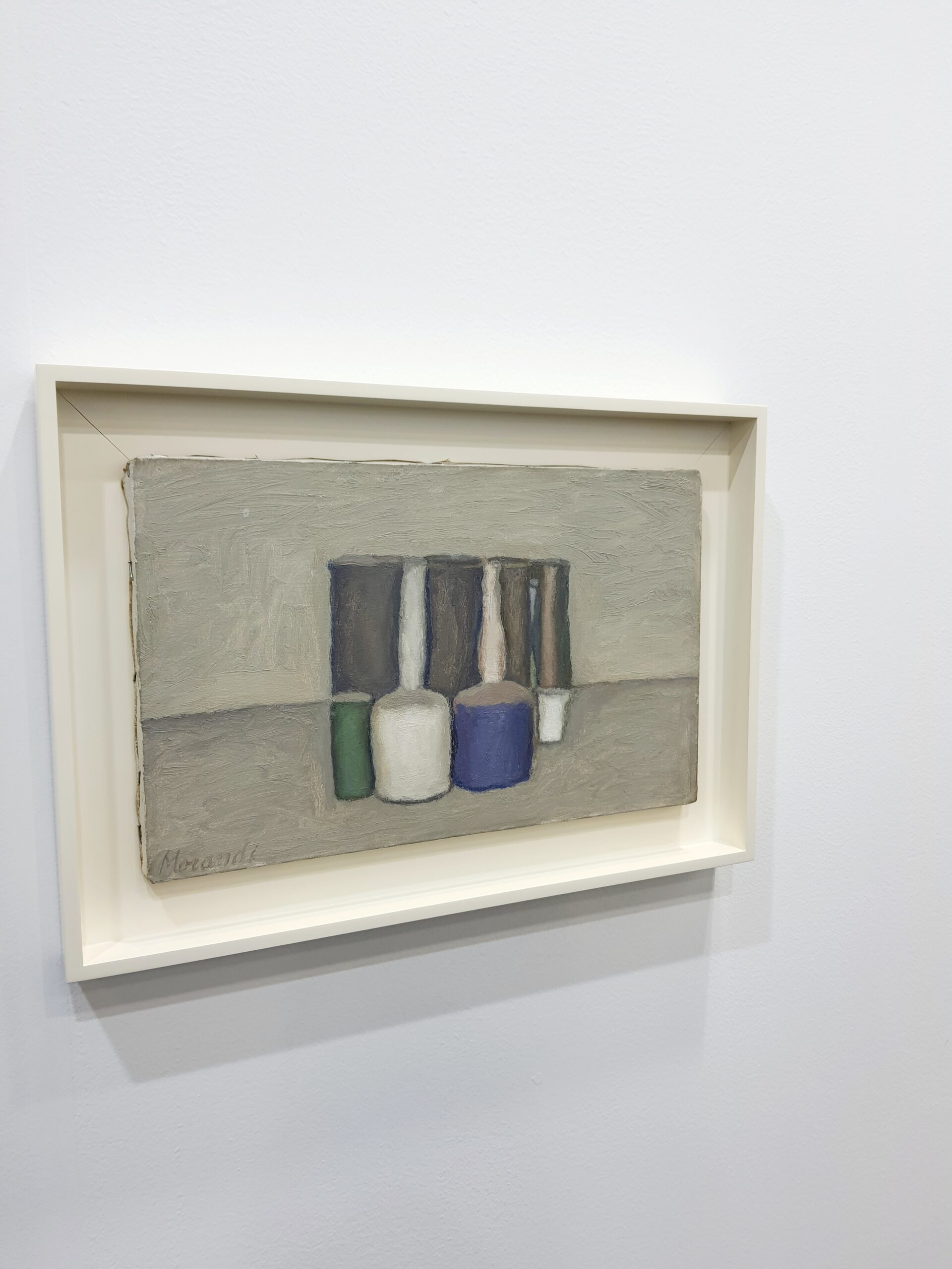 2022 台北當代藝術博覽會中，有四幅喬治·莫蘭迪的靜物畫作悄悄展出