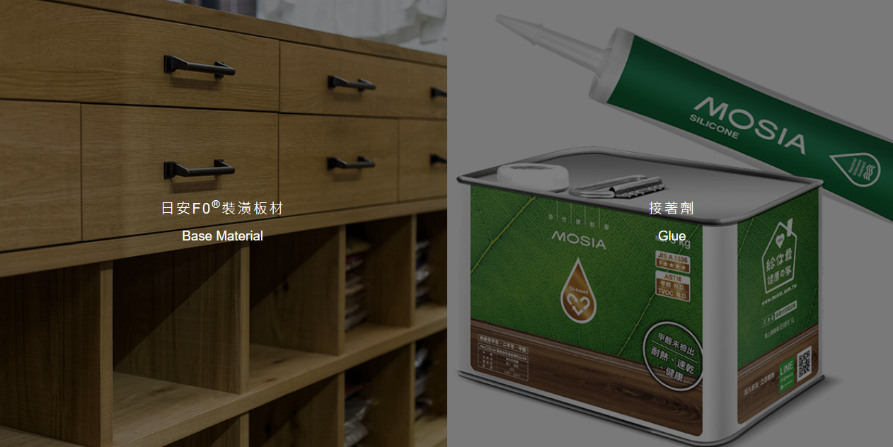綠建材品牌茂系亞擁有豐富的低甲醛板材