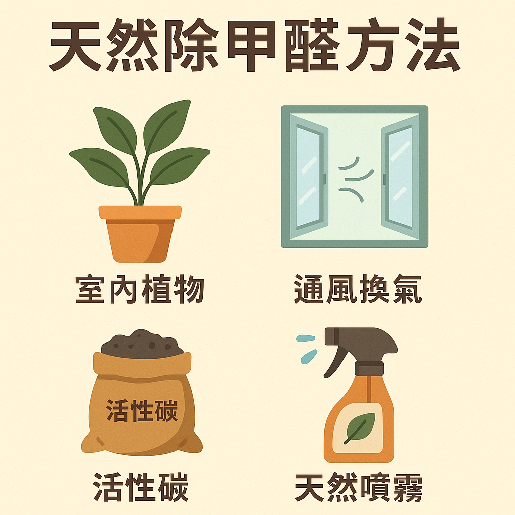 天然除甲醛方法